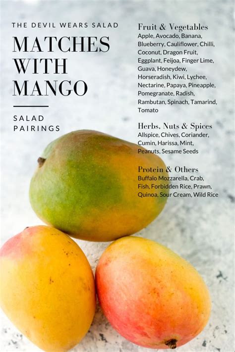 What Goes Well With Mango If Youre Looking For Some Inspiration For