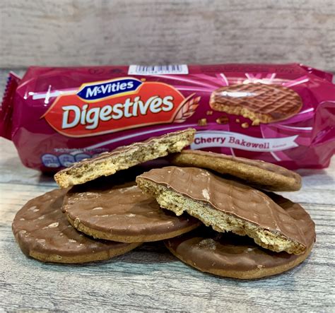 Mcvities Cherry Bakewell Digestives Cherry Bakewell Bakewell Mcvitie S