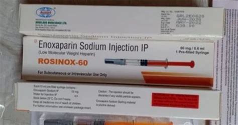 Rosinox Enoxaparin Injection Mg Ml At Rs Piece In Navsari