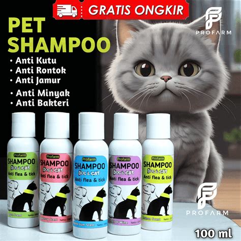 Jual Shampoo Kucing Anti Kutu Anti Bakteri Anti Rontok Dan Pelebat