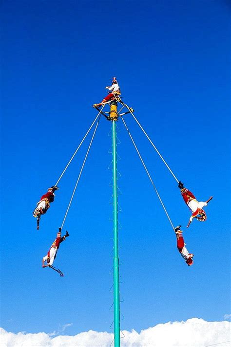 The Danza de los Voladores, Dance of the Flyers, or Palo Volador, Pole Flying, is an ancient ...