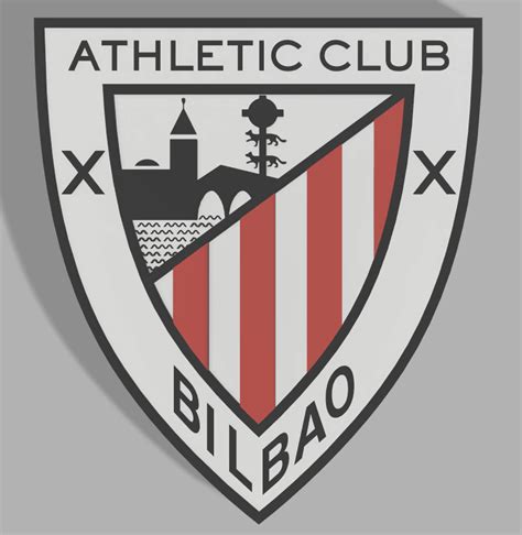 Archivo Stl Escudo Athletic Bilbao Con Soporte Dise O Para Descargar