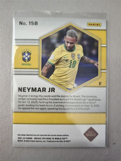 Panini Mosaic Road To The Fifa World Cup Qatar Neymar Jr