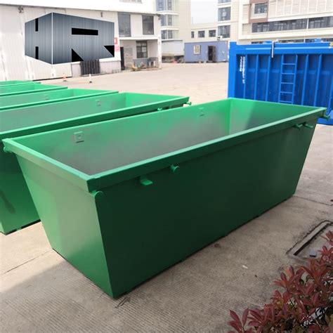 Chain Lift Skip Bin With Door China Fork Lift Bin And Trash Bin