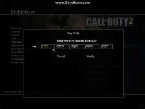 Key Code Call Of Duty 2 Multiplayer Generator Renewmates