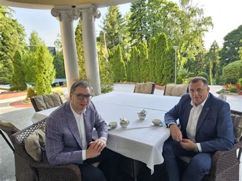 Susret Dodika i Vučića u Beogradu - Povjerljivo Portal