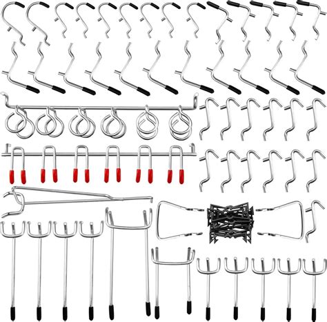 Hblife Assortiment De Crochets Pour Panneau Perfor Avec Verrous