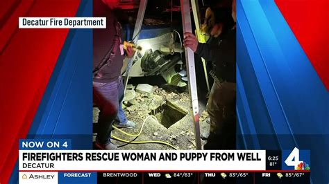 Firefighters Rescue Woman And Puppy From Well Youtube