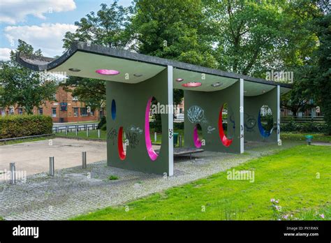 Shelter At The Entrance To Hulme Park Manchester Uk Stock Photo Alamy