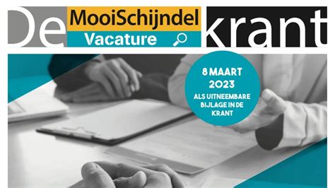 Jouw Vacature In De Vacaturekrant Al Het Nieuws Uit Schijndel