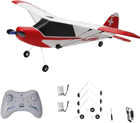 Amazon PLRB TOYS RC Plane With Brushless Motor RC 3 CH J3 Aircraft