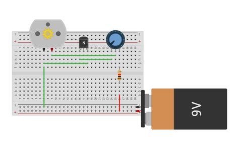 Circuit Design Dc Motor Tinkercad