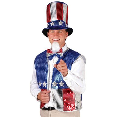 Adult Uncle Sam Costume Accessory Set In 2020 Uncle Sam Costume