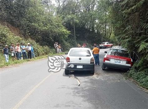 Al menos 4 heridos y daños materiales tras accidente en la Misantla Xalapa