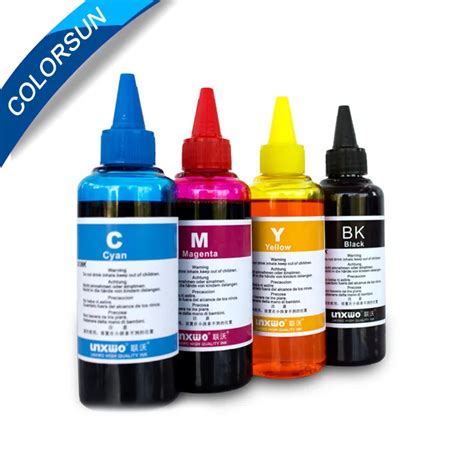 New Colors Cmyk Dye Ink Use For Epson Hp Canon Lexmark Inkjet