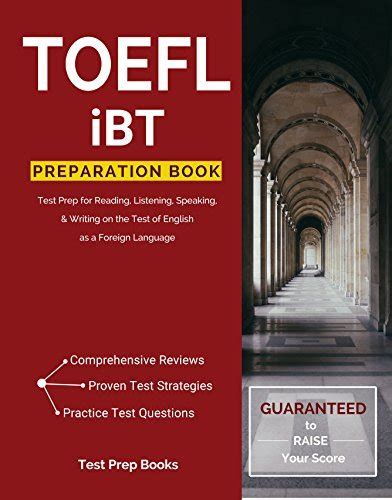 TOEFL IBT Preparation Book Test Prep For Reading Listening Speaking