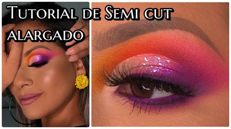 Maquillaje Semi Cut Crease Alargado Paso A Paso 2021 YouTube