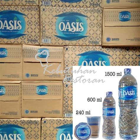 Jual Promo Kardus Air Minum Mineral Kemasan Oasis Ml Ml