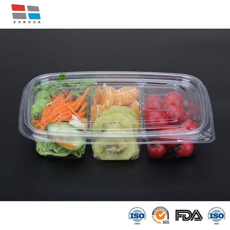 Fukuda Package Material China Compartment Disposable Food Container