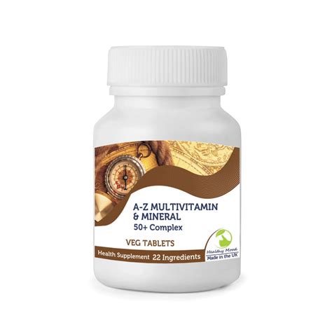 50+ Multivitamins & Mineral Tablets 22 Ingredients – Healthy Mood