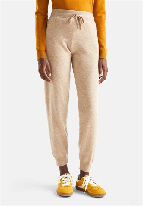 United Colors Of Benetton Jogginghose Beige Zalando De