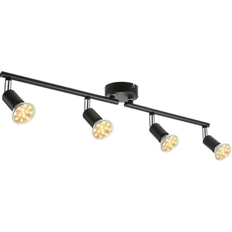 Plafonnier Led Spots Orientables X W Gu Barre Spot Plafond Led