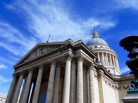 architecture, building, exterior, france, pantheon, paris 4k wallpaper ...