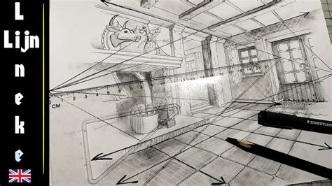 Interior Perspective Hand Drawing : Sketch Hand Drawing Vector Photo Free Trial Bigstock / From ...