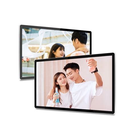 32 43 55 Inch Wall Mount Horizontal Vertical Screen Advertising LCD