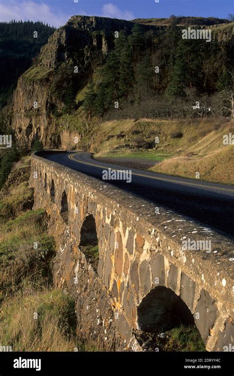 Historic Columbia River Highway Near Mccall Point Mayer State Park