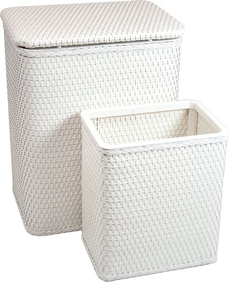 Jp Redmon 7212wh Chelsea Pattern Wicker Nursery Hamper And