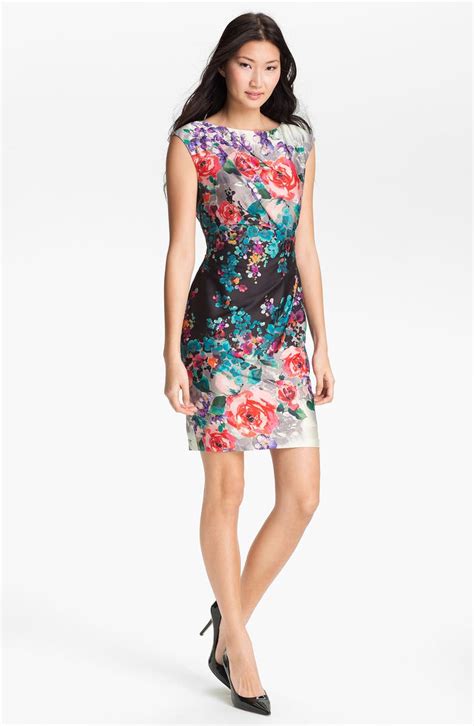 Suzi Chin For Maggy Boutique Print Sheath Dress Nordstrom