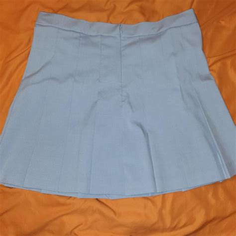 UNIQLO Women's Blue Skirt | Depop