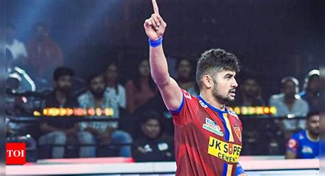 Naveen Kumar Stars As Dabang Delhi Beat Haryana Steelers In Pkl Pro