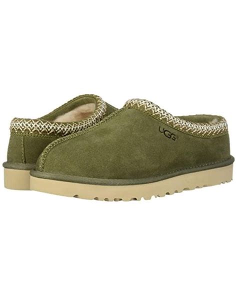 Ugg Suede Tasman Slipper In Moss Green Green For Men Lyst