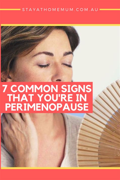 7 Common Signs That Youre In Perimenopause Fashion