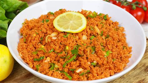 Bestes Kisir Rezept I Türkischer Bulgur Salat YouTube