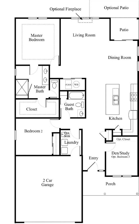 The Glenn Floor Plan | Marblewood Homes