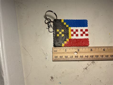 Perler Bead Dream Smp Minecraft Lmanburg Flag Keychain Etsy