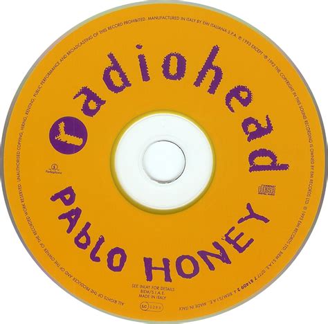 1993 Pablo Honey Radiohead Rockronología