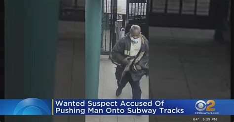 Suspect Accused Of Pushing Man Onto Tracks In Manhattan Cbs New York