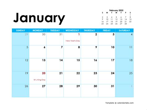 2025 Calendar Colorful Design Free Printable Templates