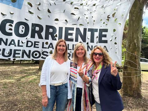 Liliana Schwindt Y Telma Cazot En El Plenario De La Corriente En