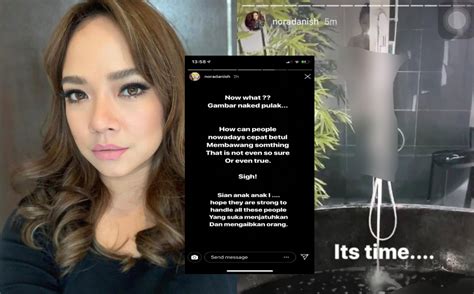 Now What Gambar Naked Pula Nora Danish Luah Rasa Kecewa Gempak
