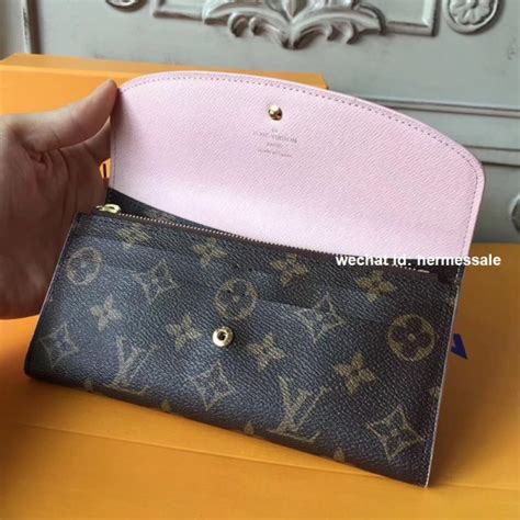 Louis Vuitton Wallet Pink Monogram Canvas Paul Smith