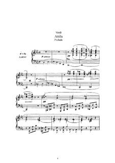 Attila By G Verdi Sheet Music On Musicaneo