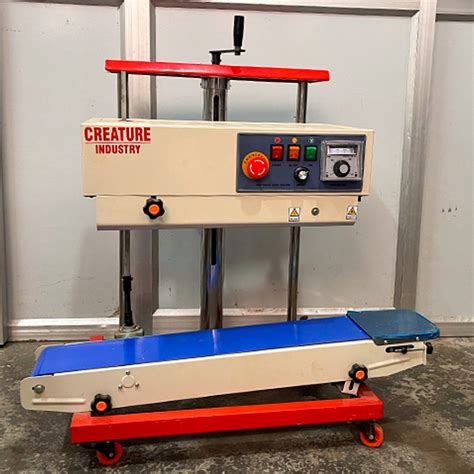 Semi Automatic Mild Steel Heavy Duty Continuous Band Sealer Machine