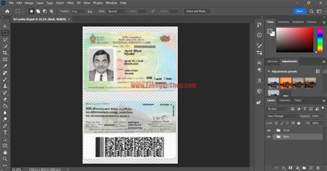 Sri Lanka Drivers License Psd Template Fully Editable Psdlife Hot Sex