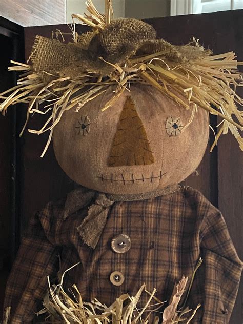 Primitive Scarecrow Etsy