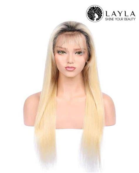 Blonde Lace Front Wig With Dark Roots The Best Layla Hair Wigs